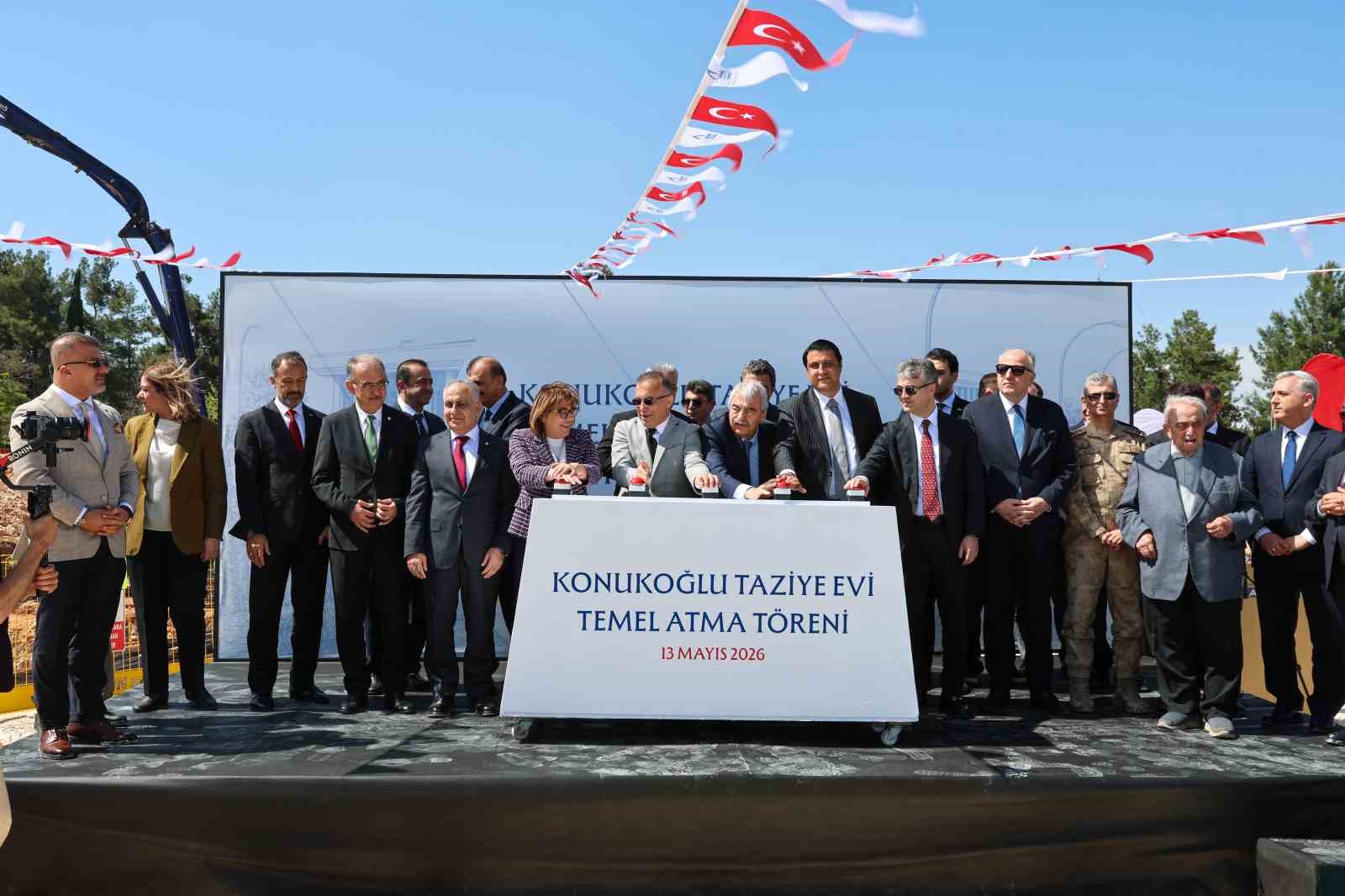 Konukoğlu Taziye Evi’nin temeli törenle atıldı
