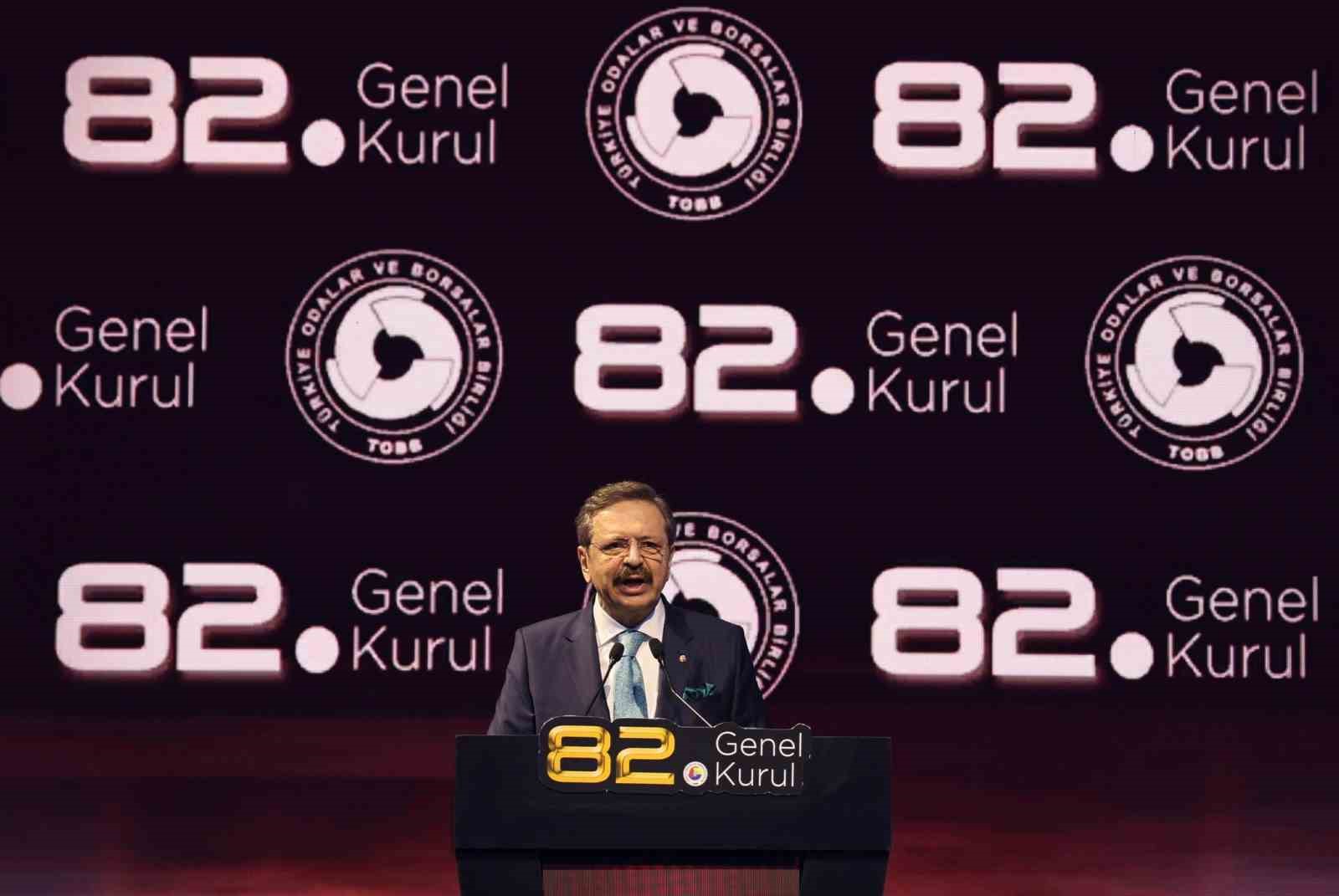 GTB heyeti, TOBB 82’inci genel kuruluna katıldı
