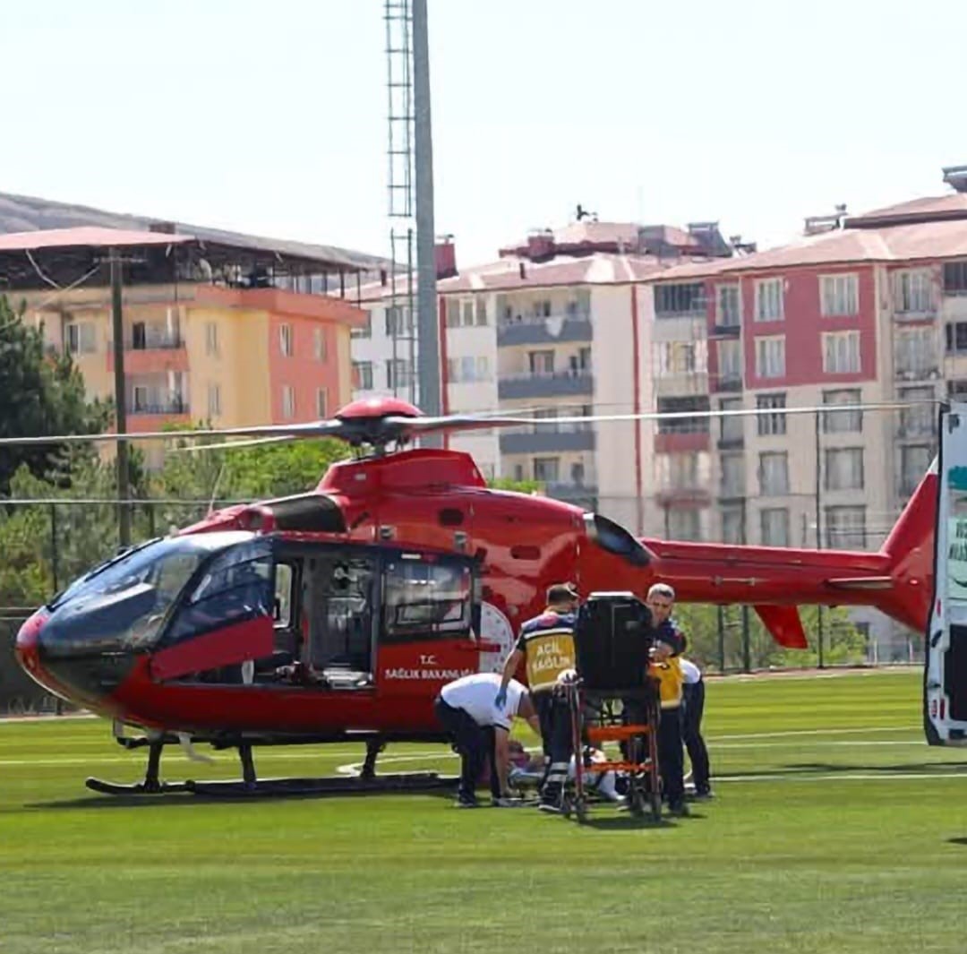 Hava ambulansı 7 aylık bebek için havalandı
