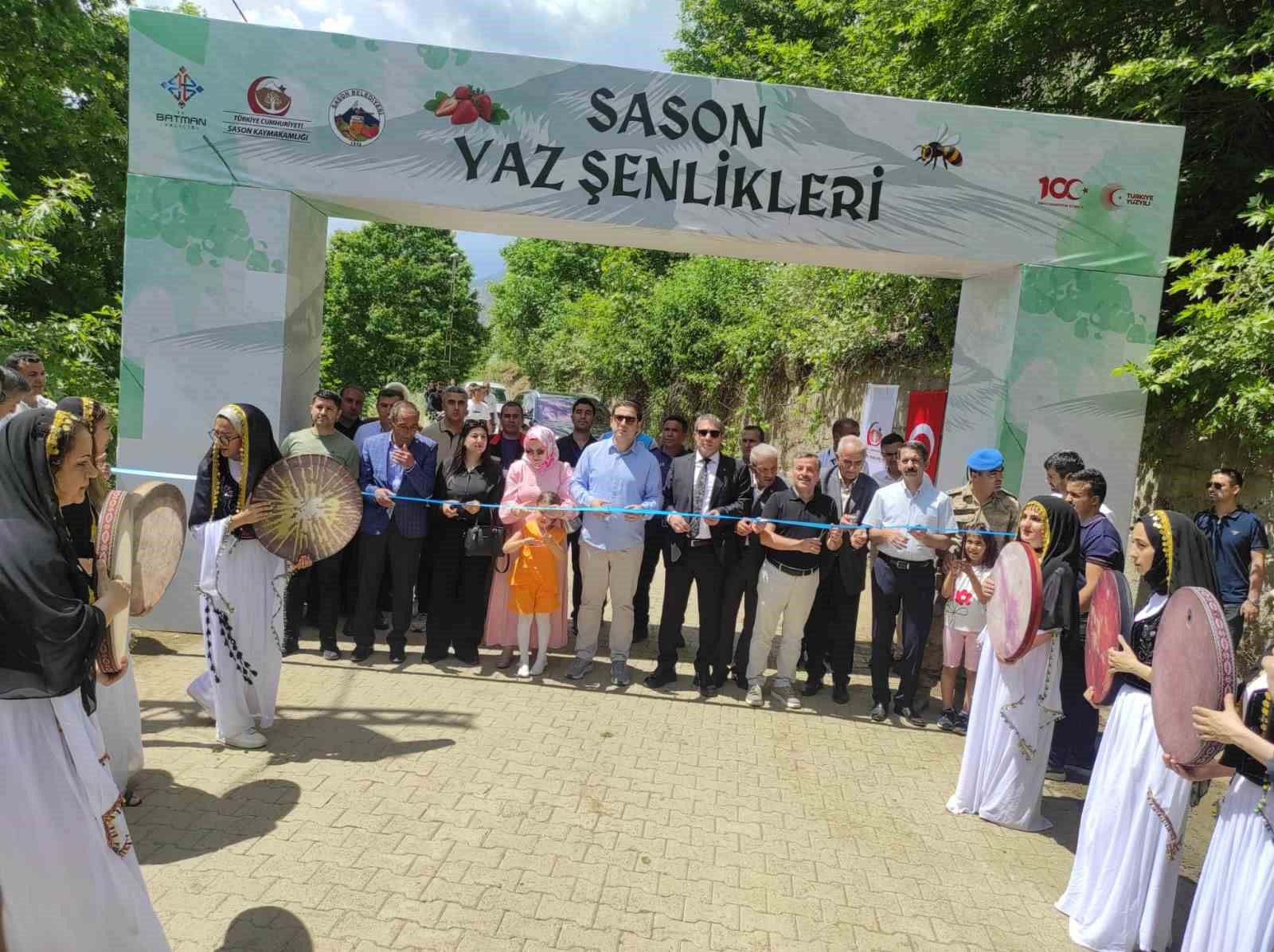 Sason’da ilk defa düzenlenen yaz şenliği yoğun ilgi gördü
