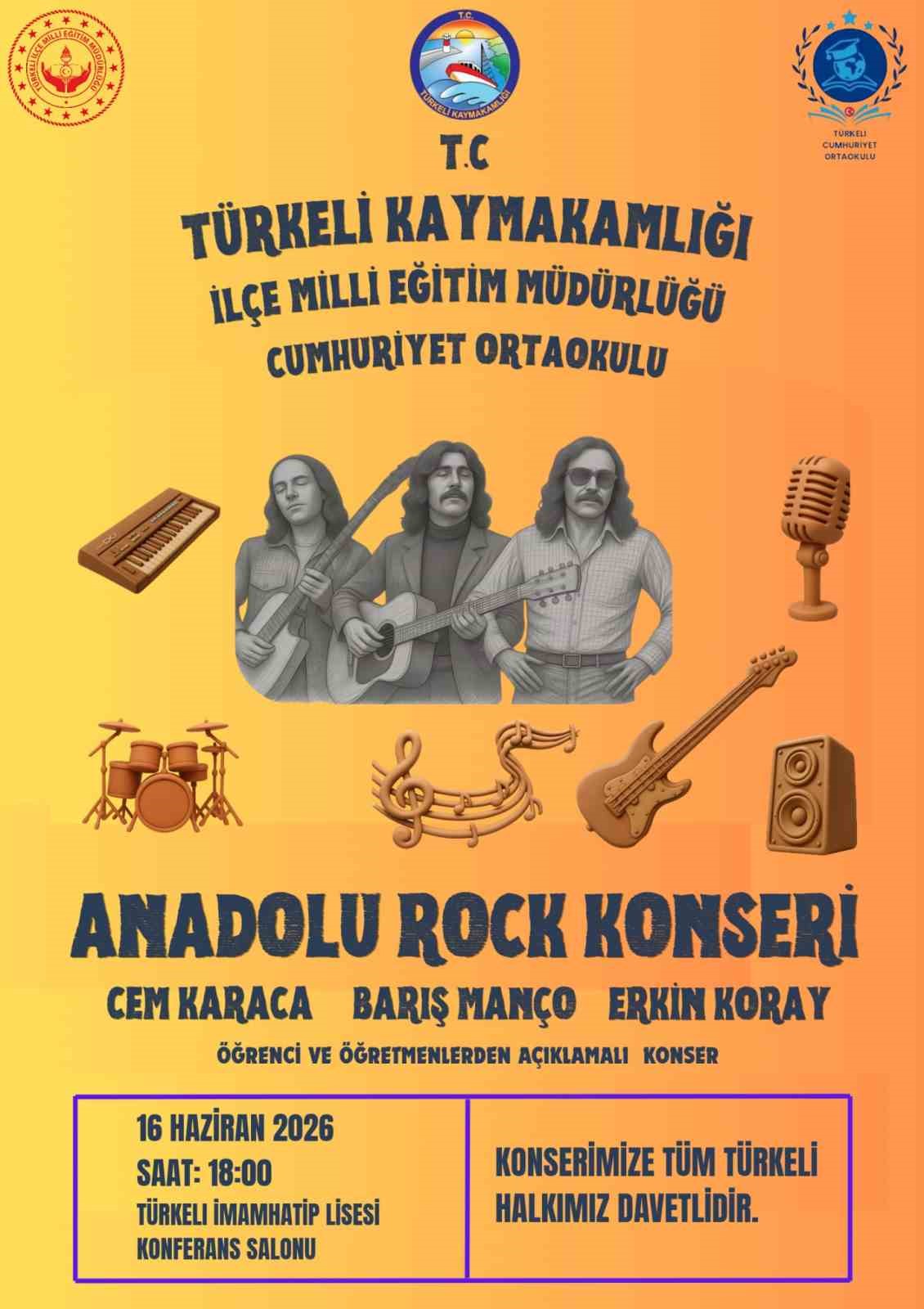 Türkeli’de Anadolu Rock Konseri
