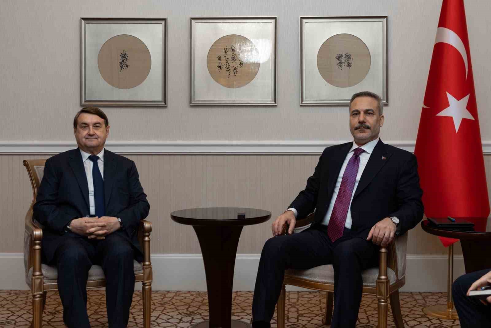 Dışişleri Bakanı Fidan, Putin’in Danışmanı Levitin ile görüştü
