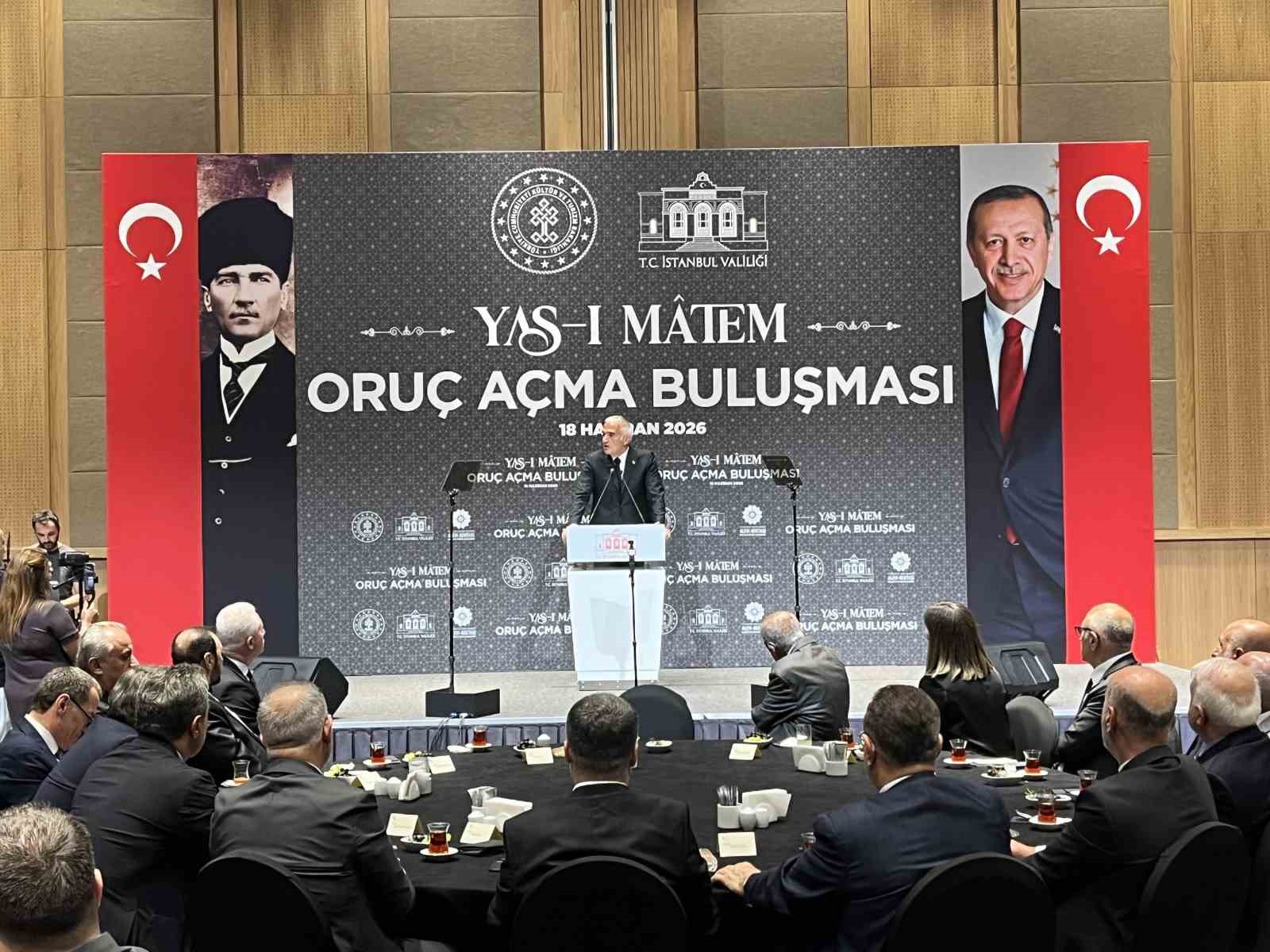 Bakan Ersoy: "Kerbela’nın en önemli mesajı şudur, zulüm hangi çağda ve hangi coğrafyada ortaya çıkarsa çıksın, karşısında durmak gerekir"
