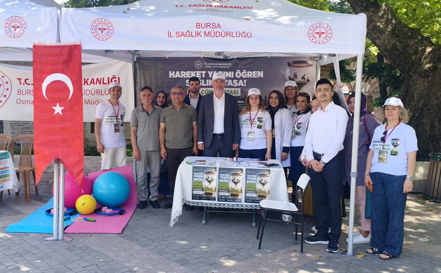 Bursa’da hareket yaşını öğren kampanyasına yoğun ilgi
