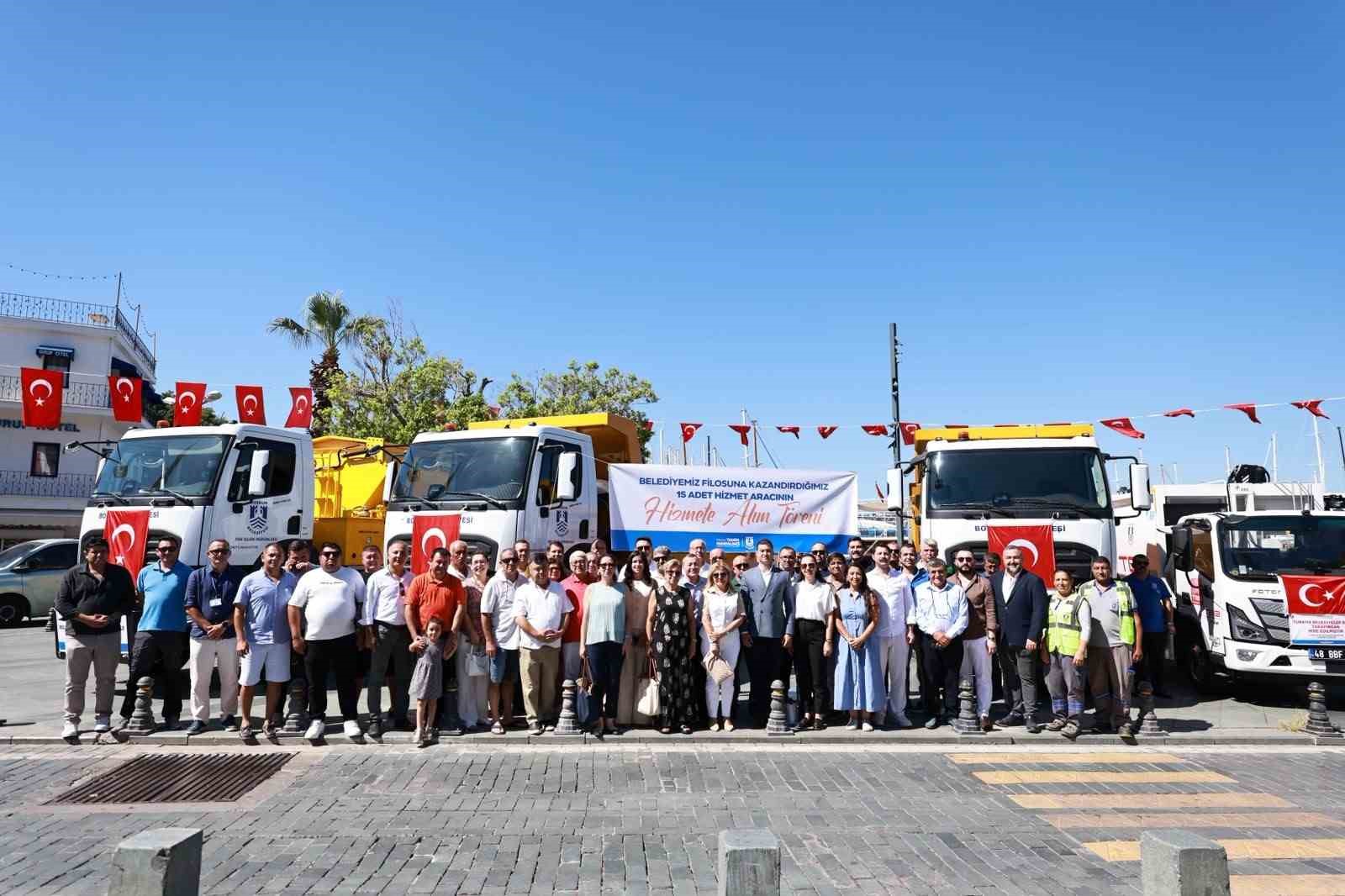 Bodrum’da son iki yılda toplam 48 yeni araç envantere katıldı
