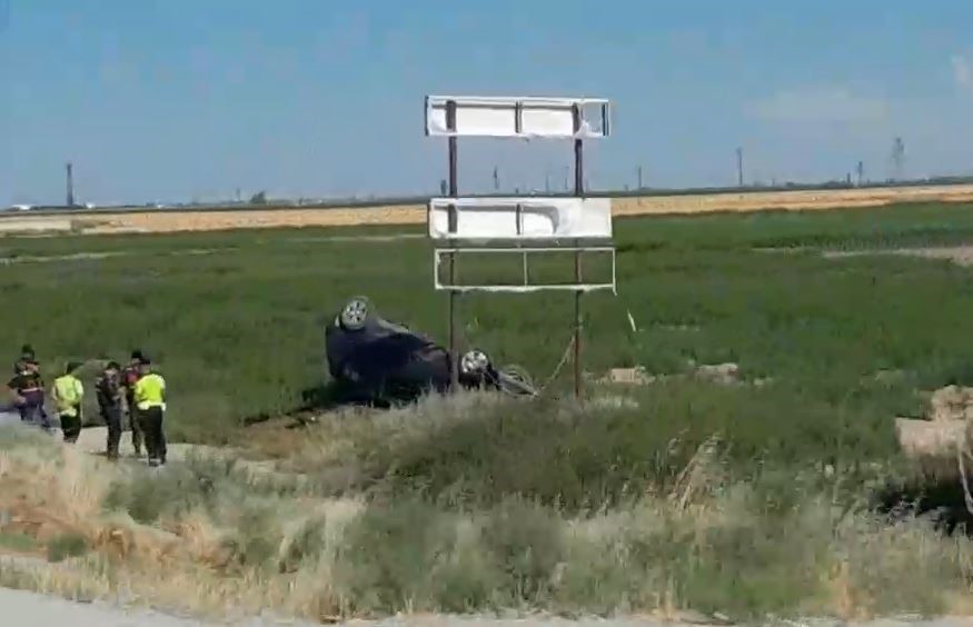 Kontrolden çıkan otomobil takla attı: 1 yaralı
