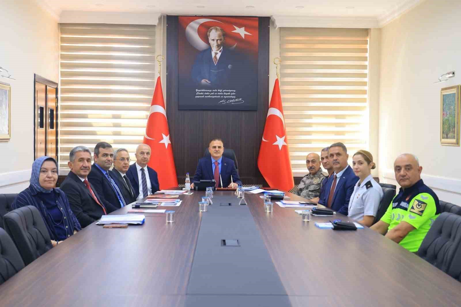 Muğla’da okul güvenliği için tedbirler masaya yatırıldı
