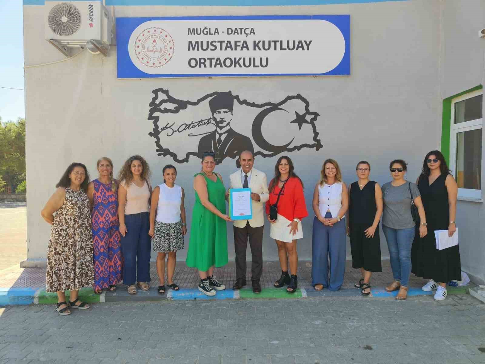 Datça’da ’Okulum Temiz’ belgeleri okullara teslim edildi

