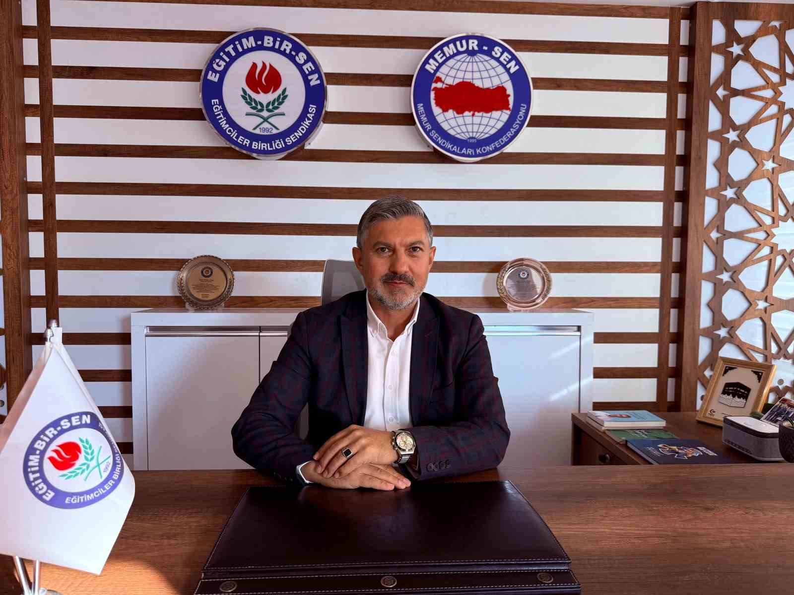 Eğitim-Bir-Sen Muğla Şube Başkanı Uçak’tan yeni eğitim yılı mesajı
