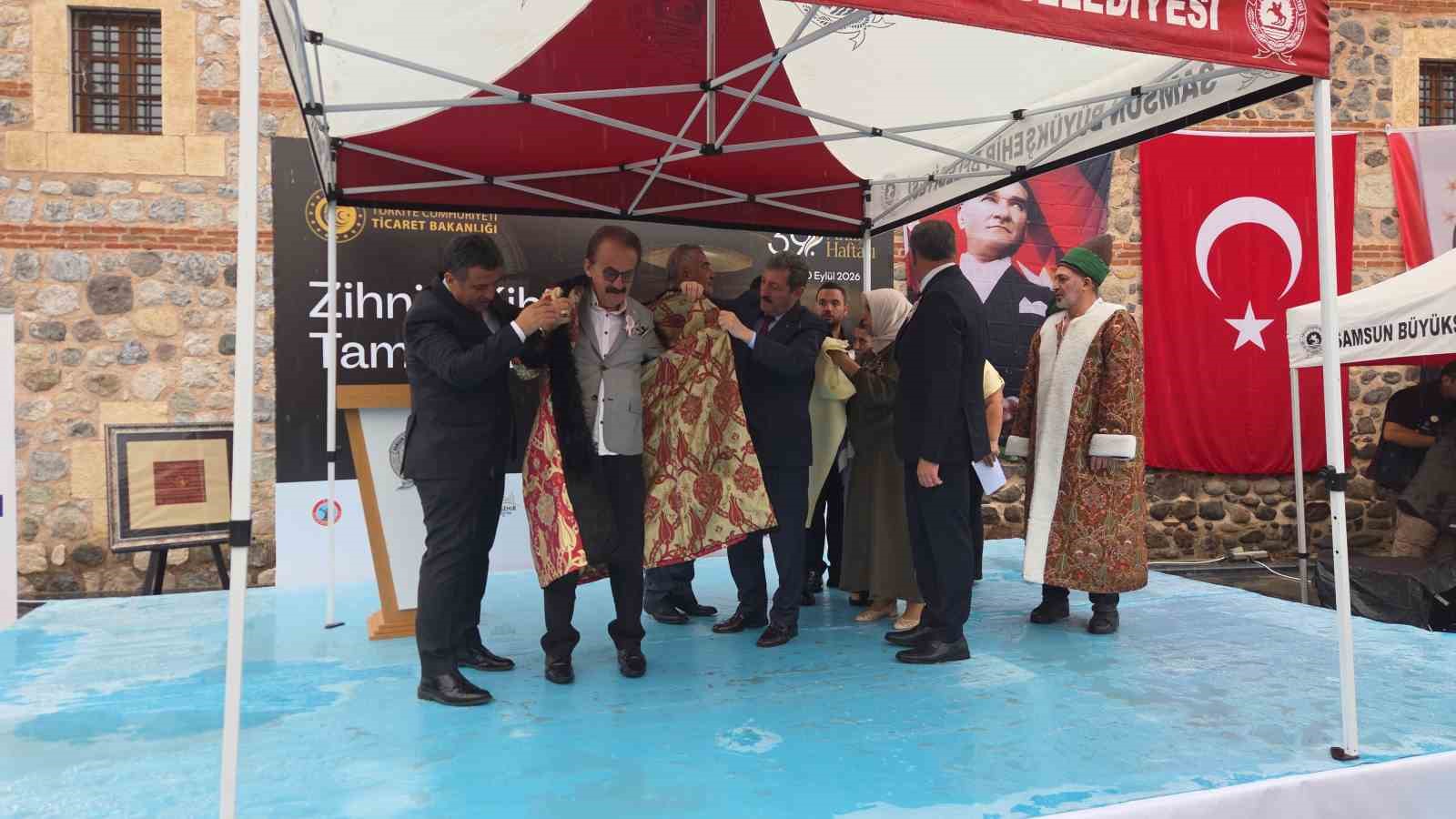 Samsun’da yağmur altında Ahilik Haftası kutlaması
