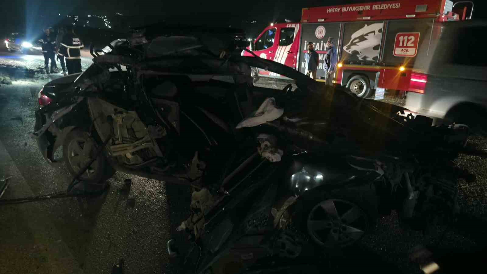 Hassa’da trafik kazası: 3 yaralı
